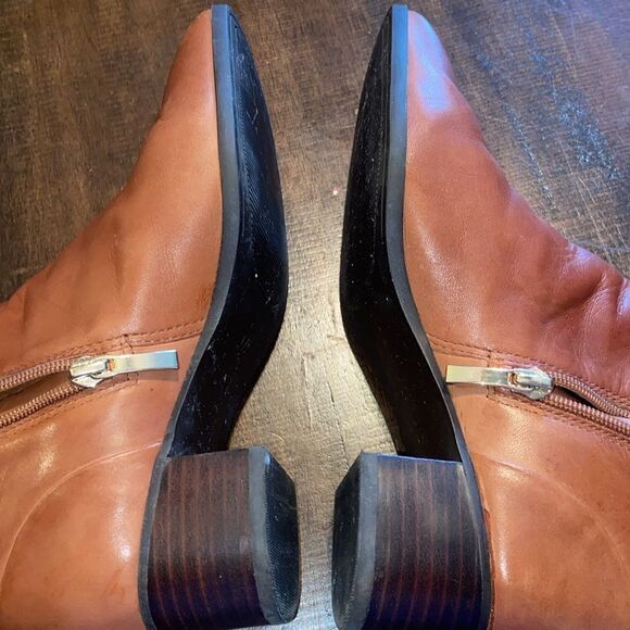 Essex Lane Cognac Colored Fall Booties Ladies 6.5 - Picture 9 of 10